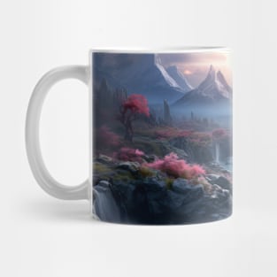 Landscape Magical Dimension Fantastic Planet Surrealist Mug